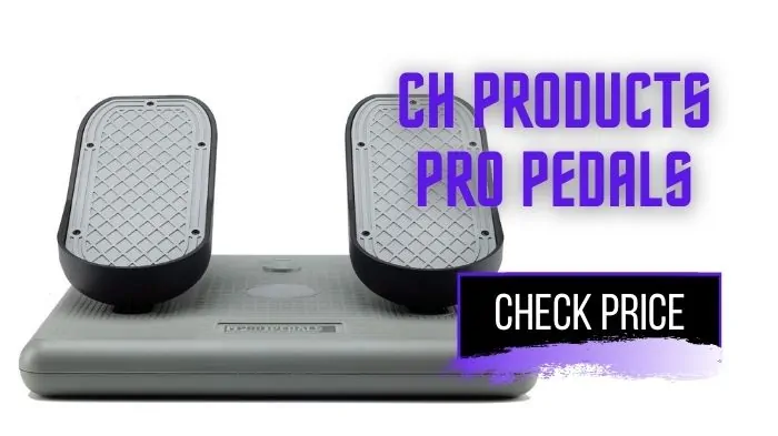 ch products pro pedals flight simulator pedals