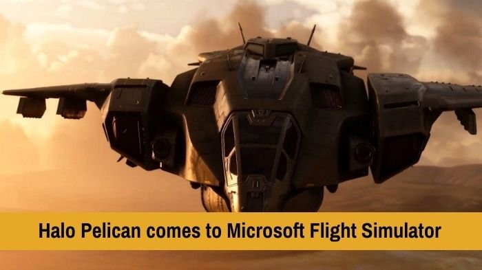 Halo Infinite’s iconic Pelican arrives in Microsoft Flight Simulator today