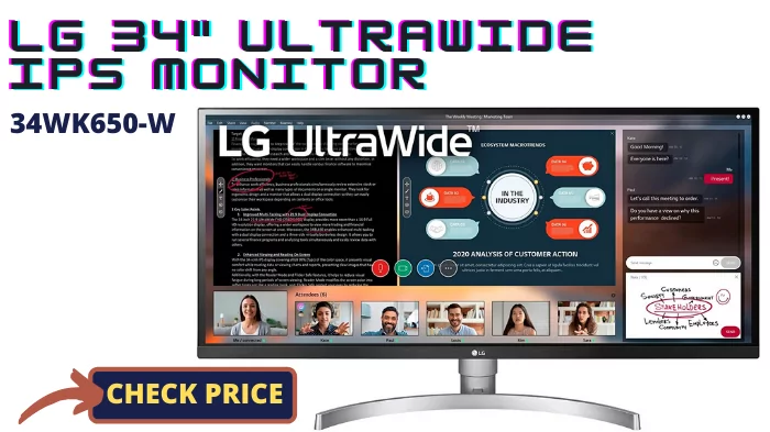 LG 34 Inch Ultrawide IPS Monitor