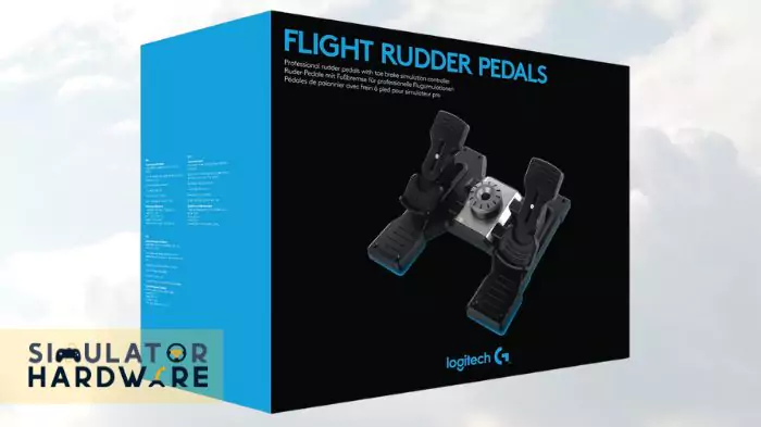 Logitech G Pro Flight Rudder Pedals Package