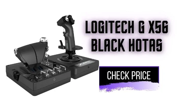 logitech g x56 black hotas flight sim