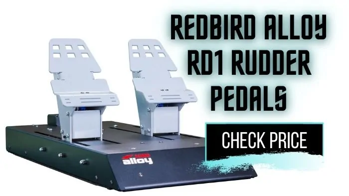 redbird alloy rd1 rudder pedals